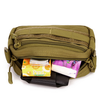 SINAIRSOFT Tactical Messenger Спортна чанта MOLLE Mini Crossbody през рамо Найлонова чанта за кръст Персонална защита Ултра леки чанти