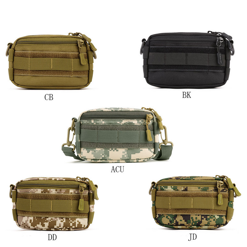 SINAIRSOFT Tactical Messenger spordikott MOLLE Mini Crossbody õlakott nailonist vöökott Isiklik kaitse ülikerged käekotid