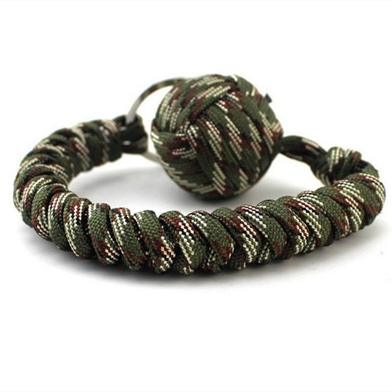 Beždžionės kumštis plieninis rutulys mergaitei Asmeninis saugumas Apsauga lauke Savigynos lazda, išgyvenimo raktų pakabukas, sugedęs langas