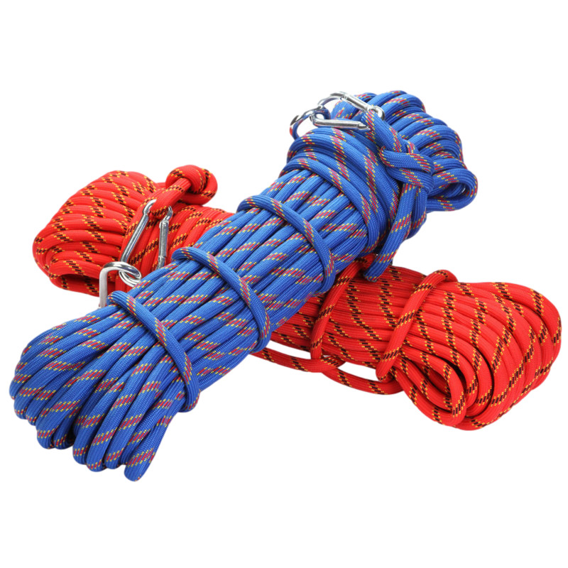 10mm 3KN frânghie de salvare în aer liber paracord de siguranță pentru alpinism asigurare frânghie de evadare trekking sălbatic campare frânghie echipament de supraviețuire