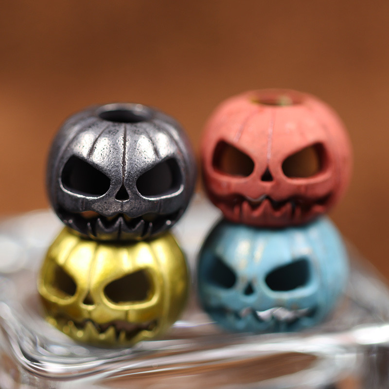 Noć vještica Bundeva Lubanja Lampion EDC Mesing Nož Perle DIY Pleteni Paracord Uže Privjesci Vanjski Vješalice Dodaci