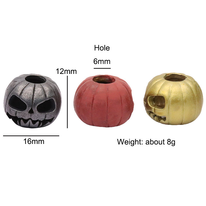 Noć vještica Bundeva Lubanja Lampion EDC Mesing Nož Perle DIY Pleteni Paracord Uže Privjesci Vanjski Vješalice Dodaci