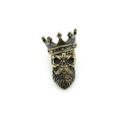 Brass Crown Skull Noa helmed õues DIY Tööriistad EDC Paelad Ripatsid Võtmehoidjad Aksessuaarid