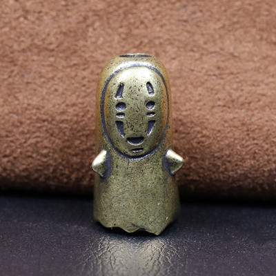 Desen animat Anime fără față Fantomă Cuțit din alamă Mărgele DIY Umbrelă frânghie Pandantive EDC Accesorii de bijuterii No Face Masculin Snur Paracord