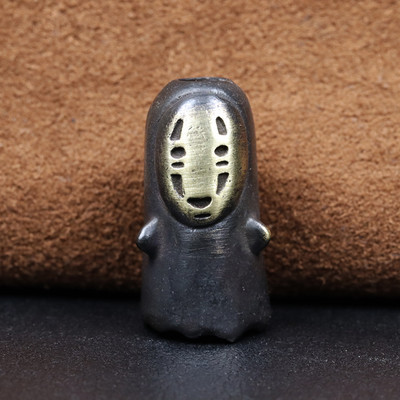 Desen animat Anime fără față Fantomă Cuțit din alamă Mărgele DIY Umbrelă frânghie Pandantive EDC Accesorii de bijuterii No Face Masculin Snur Paracord