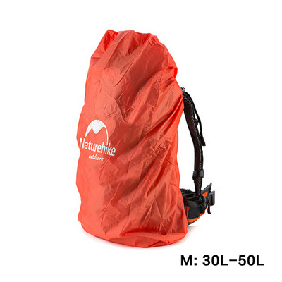 Naturehike mugursoma lietus pārsegs āra ūdensnecaurlaidīgs dubļu putekļu pārklājums, kas pārklāj kāpšanas pārgājienu ceļojumu komplekts, piemērots 30L-50L 50-75L