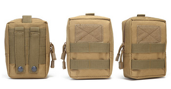 600D найлонова тактическа чанта Outdoor Molle Military Waist Fanny Pack Molle Accessories Pouch Belt Laist Bag Hunting EDC Gear Bag