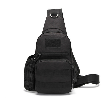 Външна военна чанта за през рамо Molle туризъм, къмпинг, ловна раница, армейска камуфлажна тактическа през рамо през рамо, торбичка за бутилка