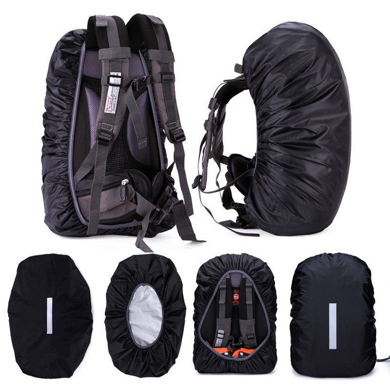 Rucsac reflectorizant, impermeabil, 30-40L, husă de ploaie, sport în aer liber, ciclism de noapte, lumină de siguranță, husă de ploaie, geantă, camping, drumeții