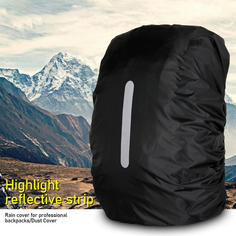 Rucsac reflectorizant, impermeabil, 30-40L, husă de ploaie, sport în aer liber, ciclism de noapte, lumină de siguranță, husă de ploaie, geantă, camping, drumeții