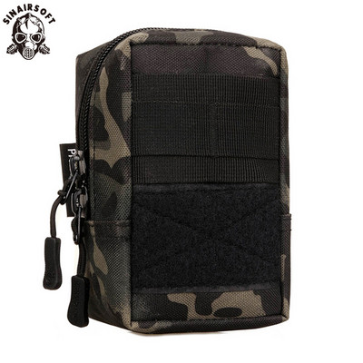 SINAIRSOFT Tactical Molle Pouch Jostas jostas soma Militārā medību jostasvieta Fanny tālruņa soma vīriešiem 1000D auduma-ūdensizturīga āra soma