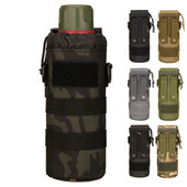 Outdoor Tactical Molle veepudelikott, täiendatud 600 ml mahutavusega reisivee pudelihoidja kott Multifunktsionaalne EDC pudelikott