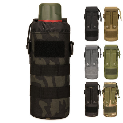 Outdoor Tactical Molle τσάντα μπουκαλιού νερού αναβαθμισμένη 600ML χωρητικότητας Ταξιδιωτική θήκη θήκης μπουκαλιού νερού Τσάντα πολλαπλών λειτουργιών EDC