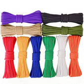 Diametrul de 3 mm 5 10 20 30 de metri Snur de parașuta filat cu miez Snur Cort Cort pentru drumeții Camping frânghie Brățară DIY