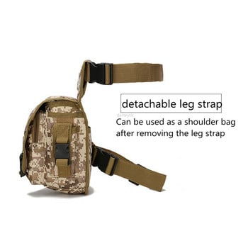 Molle 600D Oxford Tactical Drop Leg Bag υπαίθρια πεζοπορία Αναρρίχηση Εργαλείο κυνηγιού Πακέτα μέσης ποδιών Τσάντα ιππασίας μοτοσικλέτας Πακέτο μέσης