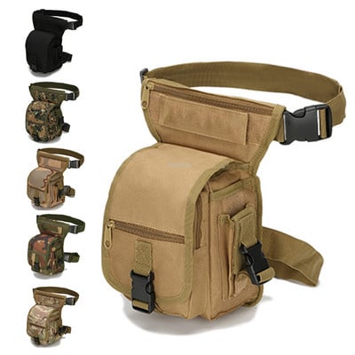 Molle 600D Oxford Tactical Drop Leg Bag υπαίθρια πεζοπορία Αναρρίχηση Εργαλείο κυνηγιού Πακέτα μέσης ποδιών Τσάντα ιππασίας μοτοσικλέτας Πακέτο μέσης