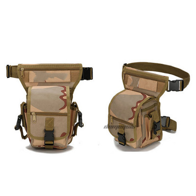 Molle 600D Oxford taktikai leejtő lábtáska kültéri túrázás hegymászó vadászeszköz derékláb csomagok táska motorkerékpár lovaglás derékcsomag