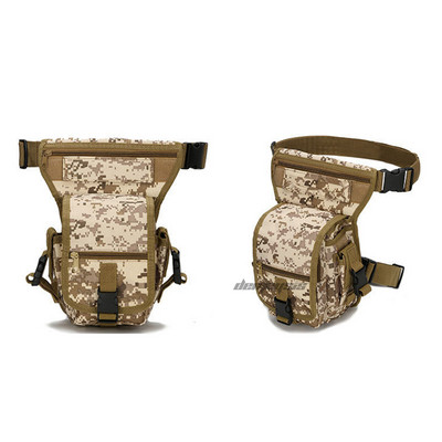 Molle 600D Oxford taktikai leejtő lábtáska kültéri túrázás hegymászó vadászeszköz derékláb csomagok táska motorkerékpár lovaglás derékcsomag