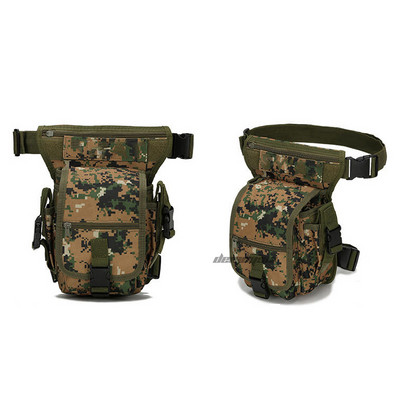 Molle 600D Oxford taktikai leejtő lábtáska kültéri túrázás hegymászó vadászeszköz derékláb csomagok táska motorkerékpár lovaglás derékcsomag