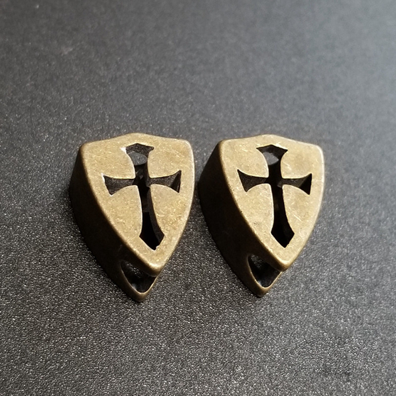 Vasest titaani sulamist ristipärlitega messingist noahelmed ise tehes Paracordi helmed tarvikud