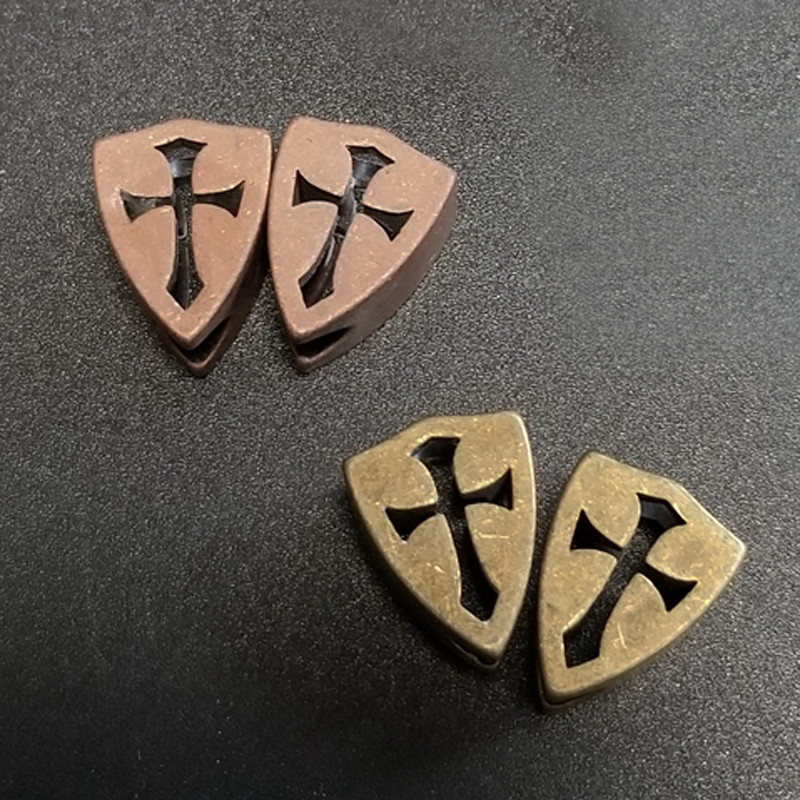 Vasest titaani sulamist ristipärlitega messingist noahelmed ise tehes Paracordi helmed tarvikud