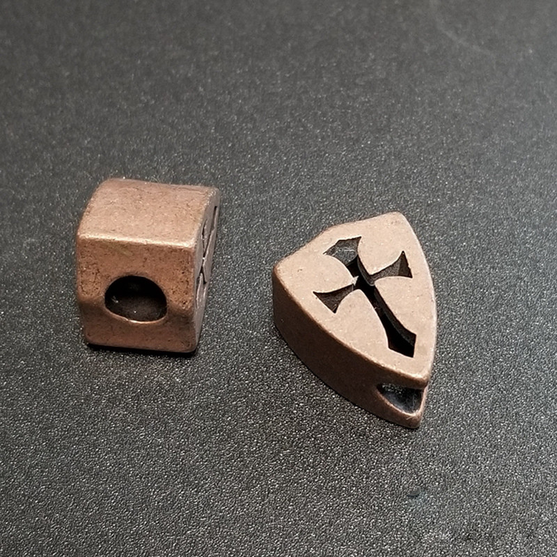 Vasest titaani sulamist ristipärlitega messingist noahelmed ise tehes Paracordi helmed tarvikud