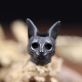 Surnud hinge kaitsepüha egiptuse kassipea skulptuur messingist nuga rant DIY EDC õues paracord ripatsidega ehtetarvikud