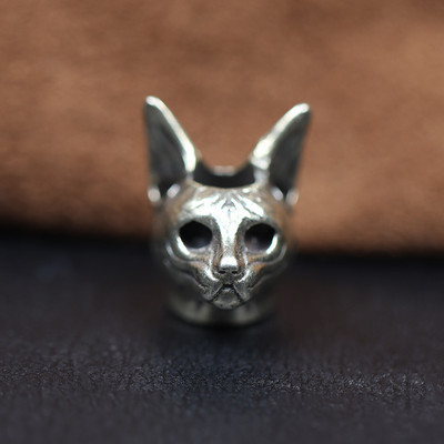 Surnud hinge kaitsepüha egiptuse kassipea skulptuur messingist nuga rant DIY EDC õues paracord ripatsidega ehtetarvikud