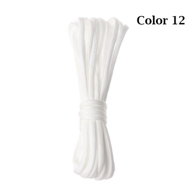 10 metrų 4 mm Paracord laidas, nailoninis lynas, 7 krypčių palapinės virvės, išgyvenimo lauko stovyklavimo standartinė karinė įranga