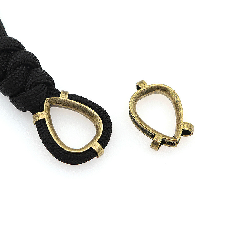 1 tk DIY Paracordi tarvikute rõngas messingist nuga helmed võtmehoidja köis välisvidina auto võtmehoidja