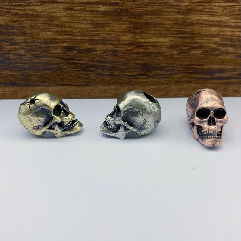 Череп, месингов нож, мъниста, чадър, въже, мъниста, цвете на открито, зърно, череп, мъниста от паракорд