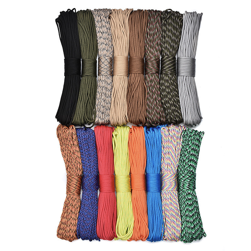 31M 550 Military 9 branduolių „Survival Paracord Outdoor Rescue Bundle Rope“ drabužių linija palapinė alpinizmas