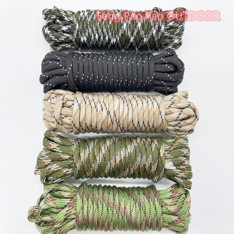 10 31 100 meetrit Paracord for Survival Dia.4mm 7 statiivi südamikuga langevarju nöör pael Välistööriistad Matkaköis Matkariideid