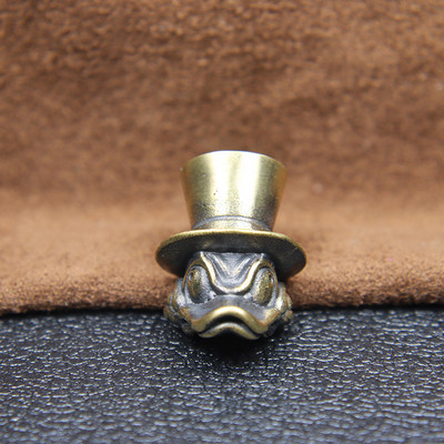 Multifilmide tegelane pardi messingist nuga helmestest ehted isetegemise teel Paracordi riidepuud Aksessuaarid Loomade EDC välitööriist Ripatsid