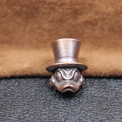 Multifilmide tegelane pardi messingist nuga helmestest ehted isetegemise teel Paracordi riidepuud Aksessuaarid Loomade EDC välitööriist Ripatsid