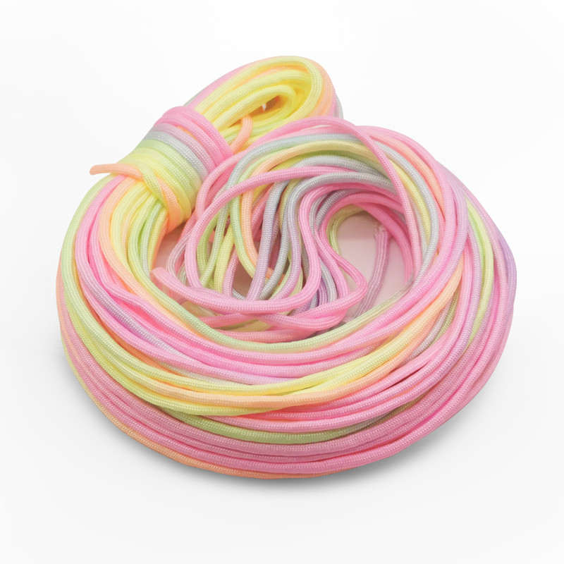 4 mm vikerkaarevärvide nöörköis III 7-haruline langevarjuri köis, ronimine telkimisvarustus, paracord-käevõru