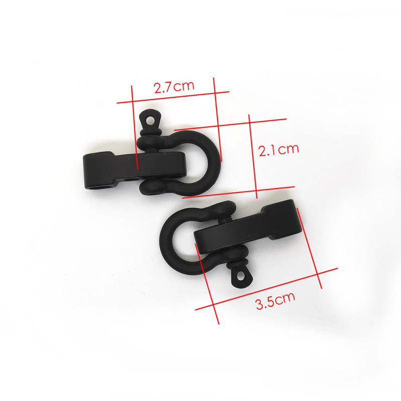 Dodatak za kopču od 2 komada PADOBRANSKA UZICA 550 D bow O PARACORD ŠKALICA Anc kit NARUKVICA LANYARD SURVIVE Adjuster outdoorhor camp