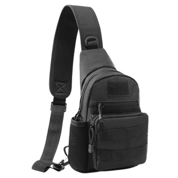 Чанта за през рамо Мъжка външна чанта за гърди Прашка Multicam Камуфлаж Къмпинг Пътуване Туризъм Лов Военна чанта Crossbody