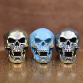 Karmid hambad Koljupea Messingist Paracord Helmed Paelad Ripatsid DIY EDC Välistööriist Vihmavarjunöör kootud nugade amuletid Aksessuaarid