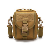 Тактическа чанта за рамо, протектор, спортна чанта, военна чанта Molle EDC, камуфлажна найлонова чанта за туризъм на открито, колоездене, оръжие, чанта за кръста