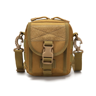 Тактическа чанта за рамо, протектор, спортна чанта, военна чанта Molle EDC, камуфлажна найлонова чанта за туризъм на открито, колоездене, оръжие, чанта за кръста