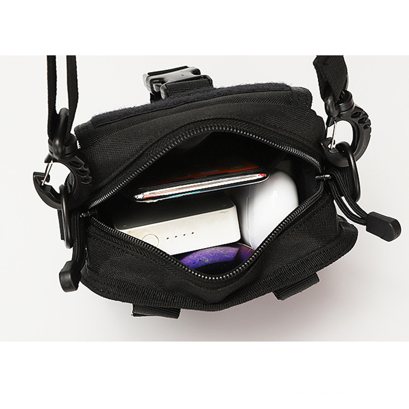 Тактическа чанта за рамо, протектор, спортна чанта, военна чанта Molle EDC, камуфлажна найлонова чанта за туризъм на открито, колоездене, оръжие, чанта за кръста