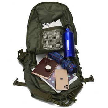 Στρατιωτική τσάντα 35L Στρατιωτική αδιάβροχη τακτική σακίδιο πλάτης 35L Army Molle Μεγάλη μαλακή πλάτη Camping Hunting Trekking αθλητικές τσάντες