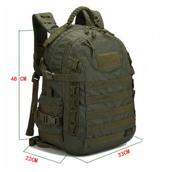 35L Outdoor Army Molle Водоустойчива тактическа раница Военна чанта Mochilas Man Large Softback Къмпинг Лов Трекинг Спортни чанти