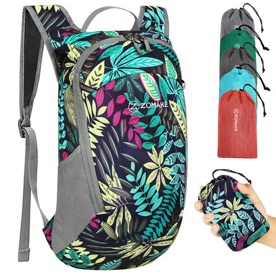 ZOMAKE Ultra könnyű csomagolható hátizsák Kis vízi horgásztáskák Vízálló, ellenálló utazási túranapizsák