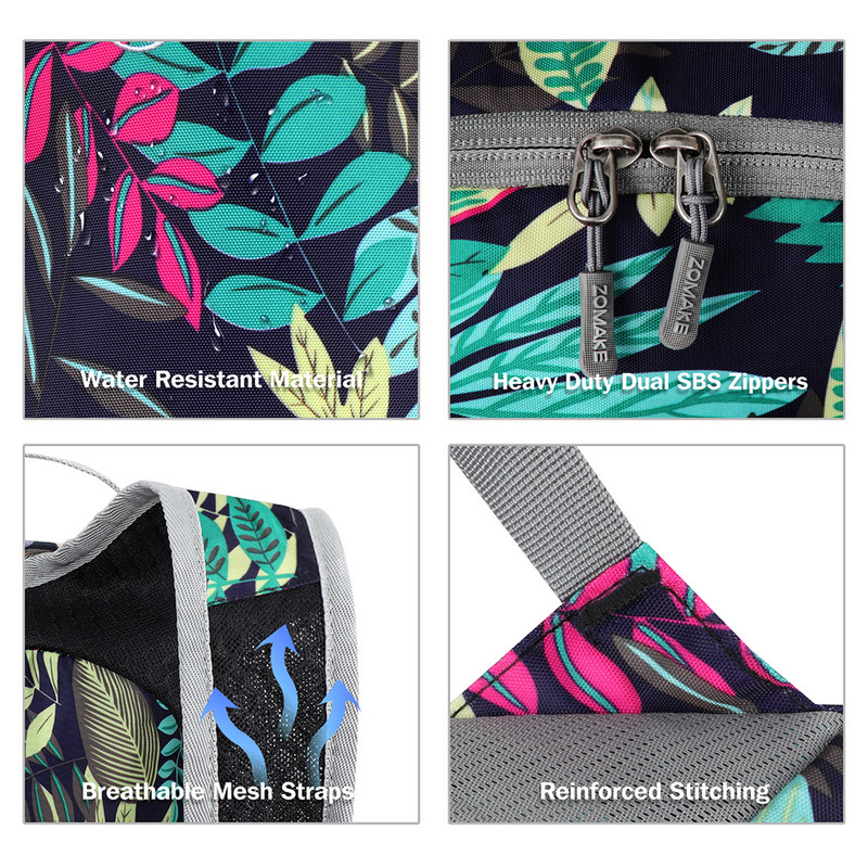 ZOMAKE ülikerge pakendatav seljakott, väikesed veepüügikotid, veekindlad, vastupidavad matkapäevakott