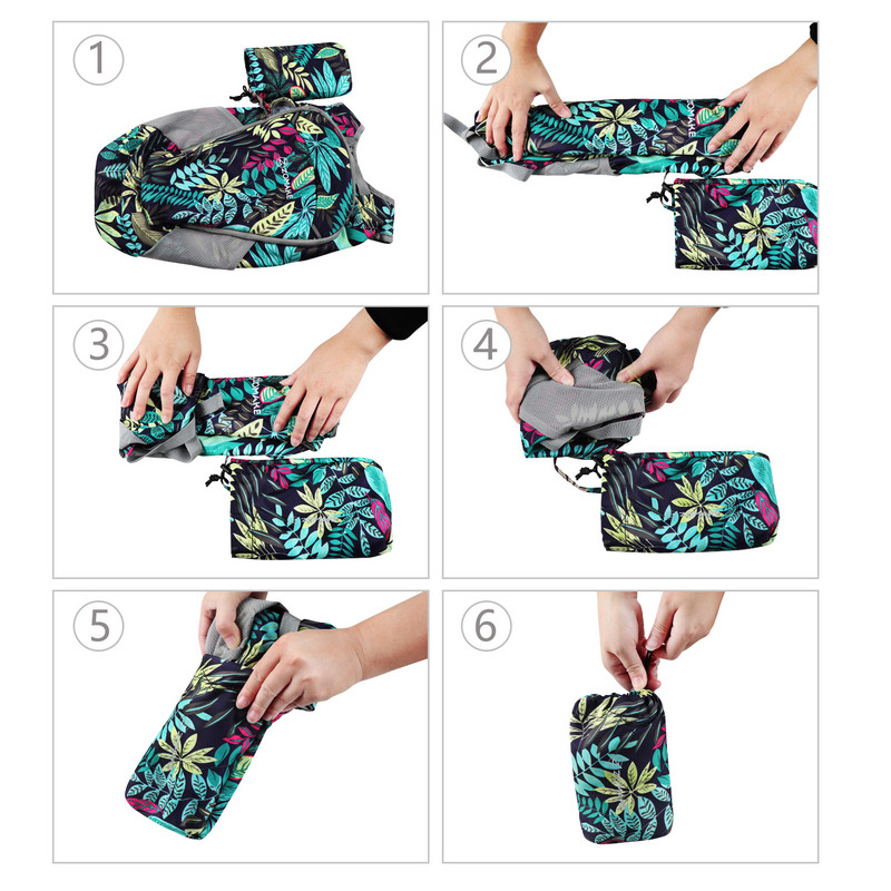 ZOMAKE ülikerge pakendatav seljakott, väikesed veepüügikotid, veekindlad, vastupidavad matkapäevakott