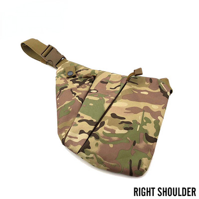 Geantă tactică de depozitare multifuncțională pentru pistol Toc pentru bărbați, stânga, dreapta, geantă de umăr din nailon, geantă antifurt, geantă pentru piept, vânătoare