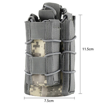 600D найлон пейнтбол еърсофт чанта тактически пистолет MOLLE чанта за списания лов чанта за кръста за спорт пътуване бягане туризъм