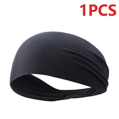1-3 vnt. Madinga sportinė prakaito juosta, kvėpuojanti, sugerianti galvos juosta, prakaituojama plaukams, ypač elastinga, minkšta, sklandi, fitneso jogos sporto salė